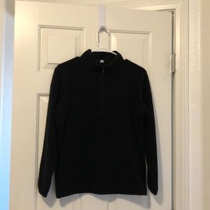 black zippered long sleeve